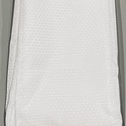 White Shower Curtain With Dots All Over ( Like New ) $5