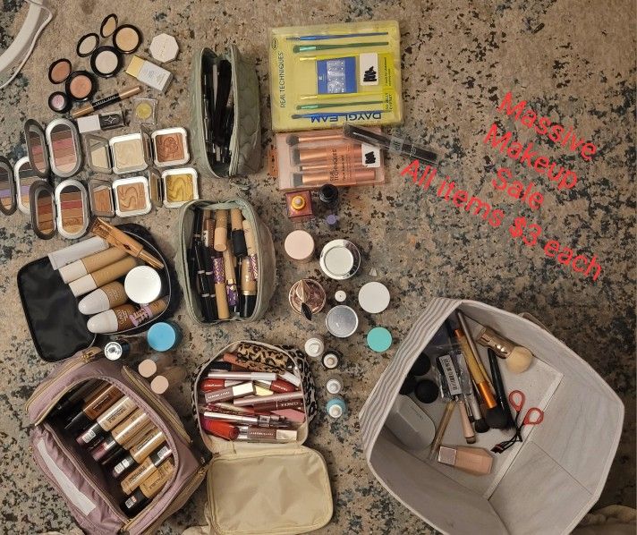 Massive Makeup Sale $3 And Under