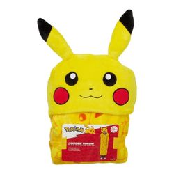 Kids’ Plush Hooded Throw with Faux Fur Lining, 40" x 50"