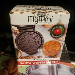 Nostalgia Mini Santa Waffle Maker