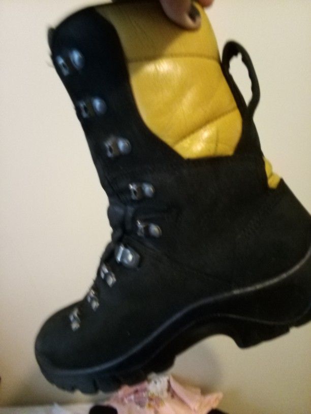 HAIX HIKING AND FIRE BOOTS