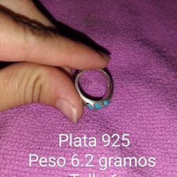 Hermoso Anillo De Plata 