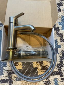 Brushed Nickel Bathroom Faucet