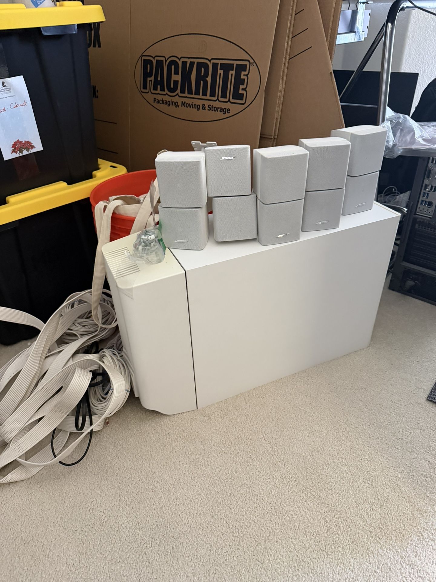 Bose Speaker System And Subwoofer