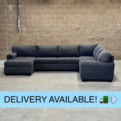 Gray U Sectional Couch Sofa from Ashley Furniture (DELIVERY AVAILABLE! 🚛💨)