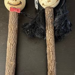 Two Zombie Bark Pencils 