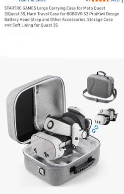 GAMES Large Carrying Case for Meta Quest 3/Quest 35, Hard Travel Case New