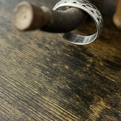 Sterling Silver Woven Band