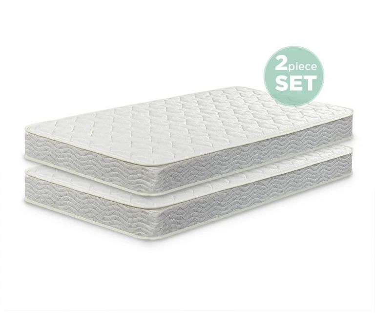 New in box Slumber 1 by Zinus Comfort 6" Twin Pack Bunk Bed Spring Mattress