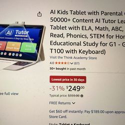 AI kids tablet with parental control G1-G-6