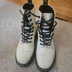 Dr. Martens Glitter White Size 5