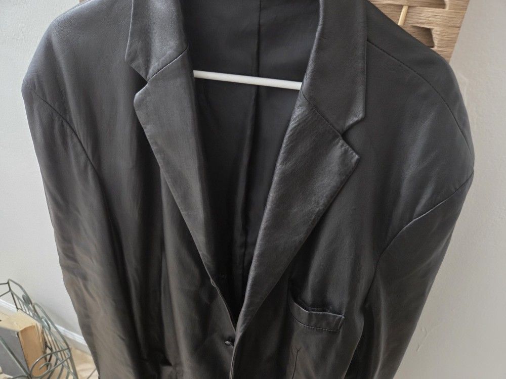 Leather jacket Alfani