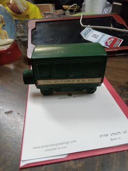 Vintage Empty Avon Aftershave. Cable Car