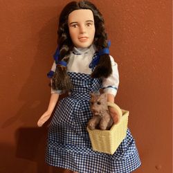 Wizard Of Oz Dorothy Doll Toys 1988 Toto Basket