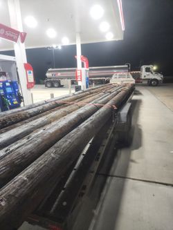 40ft Brand New Utility Wood Light Poles