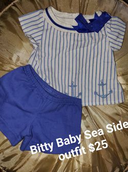 EUC American Girl Doll Bitty Baby Outfit