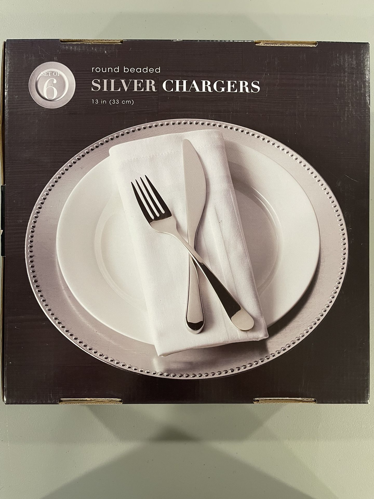 Silver Chargers X 2