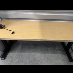 Friant My-Hite Electric Standing Desk – Light Wood Top, Memory Presets, Modern Home Office!