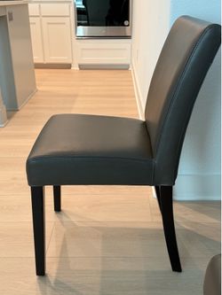 (2) Crate and Barrel Lowe Dining Chairs