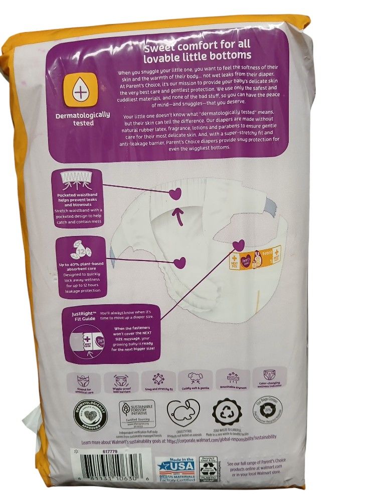 Parents Choice Diapers & Baby Bottles
