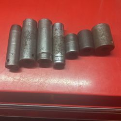 Snap On Tools  STandar 1/2  Snap On 2 Pices Williams $15 Each Or  $90 All Pices