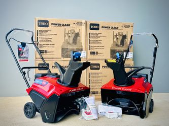 Brand new Toro 21” with electric start model 721E snow blower