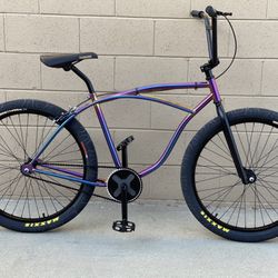 Sgvbicycles Abraham The Warrior 26 Klunker Bike Oil Slick Neo Chrome 