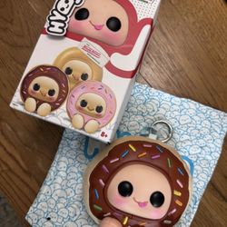 Hyojo x Krispy Kreme Chocolate Donut Keychain 