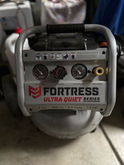 Fortress ultra quiet 6 gallon aircompressor