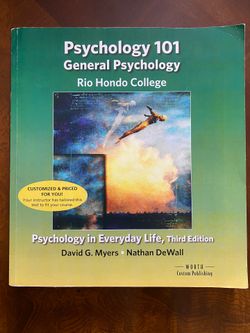 Psychology 101 General Psychology Rio Hondo College