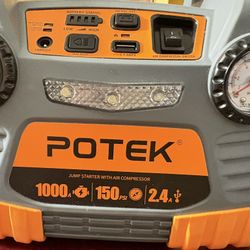 Jump Starter And Air Compressor All In One Heavy Duty Never Need To Call AAA Again