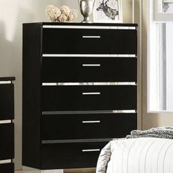Black Lacquered Chest Brand New In Box