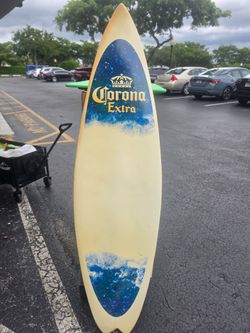 Tabla de surf decorativa Corona