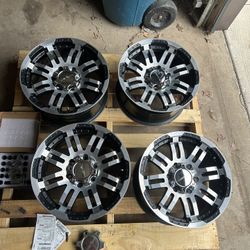 Vision Warrior 375 17x8.5 6x139.7 bolt  6x5.5 Bolt Pattern 