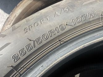 255/50/19 Bridgestone (4 Tires) $125.00/ All 4