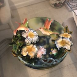 RARE Precious Petunias 3D Collector Plate Read Description 