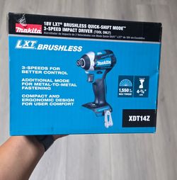 Makita XDT14Z 18V LXT Brushless Impact Driver