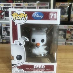 Zero Nightmare Before Christmas Funko Pop #71 Disney Halloween Dog Skellington