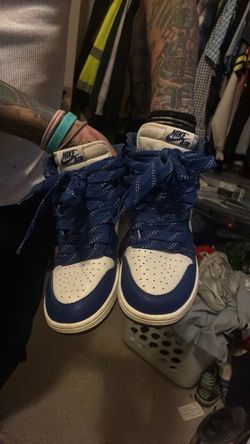 Promo Nike air Jordan one retro high OG storm blue size 5 1/2 rear size