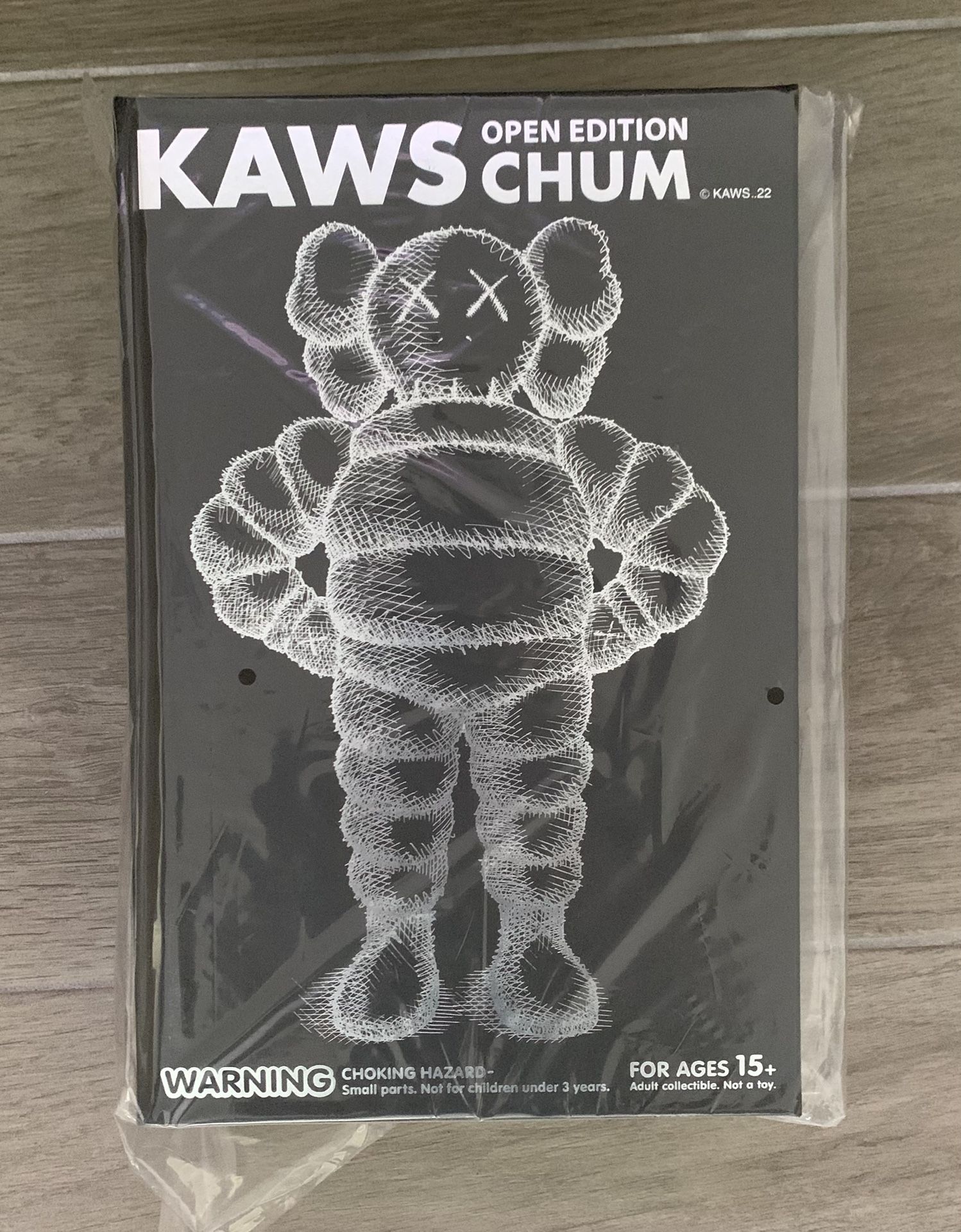 KAWS Chum Vinyl Figure (2022) Black