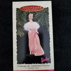 1996 Hallmark Featuring the Enchanted Evening Barbie Ornament
