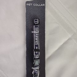 Small Seahawks Dog Collar