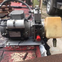 120 Volt Hydraulic Pump Working Got Small Hole On Tank