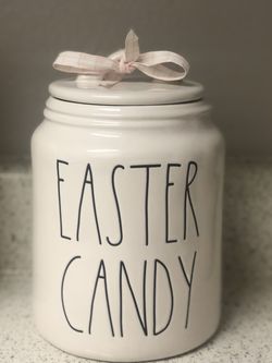 RAE DUNN EASTER CANDY CANISTER