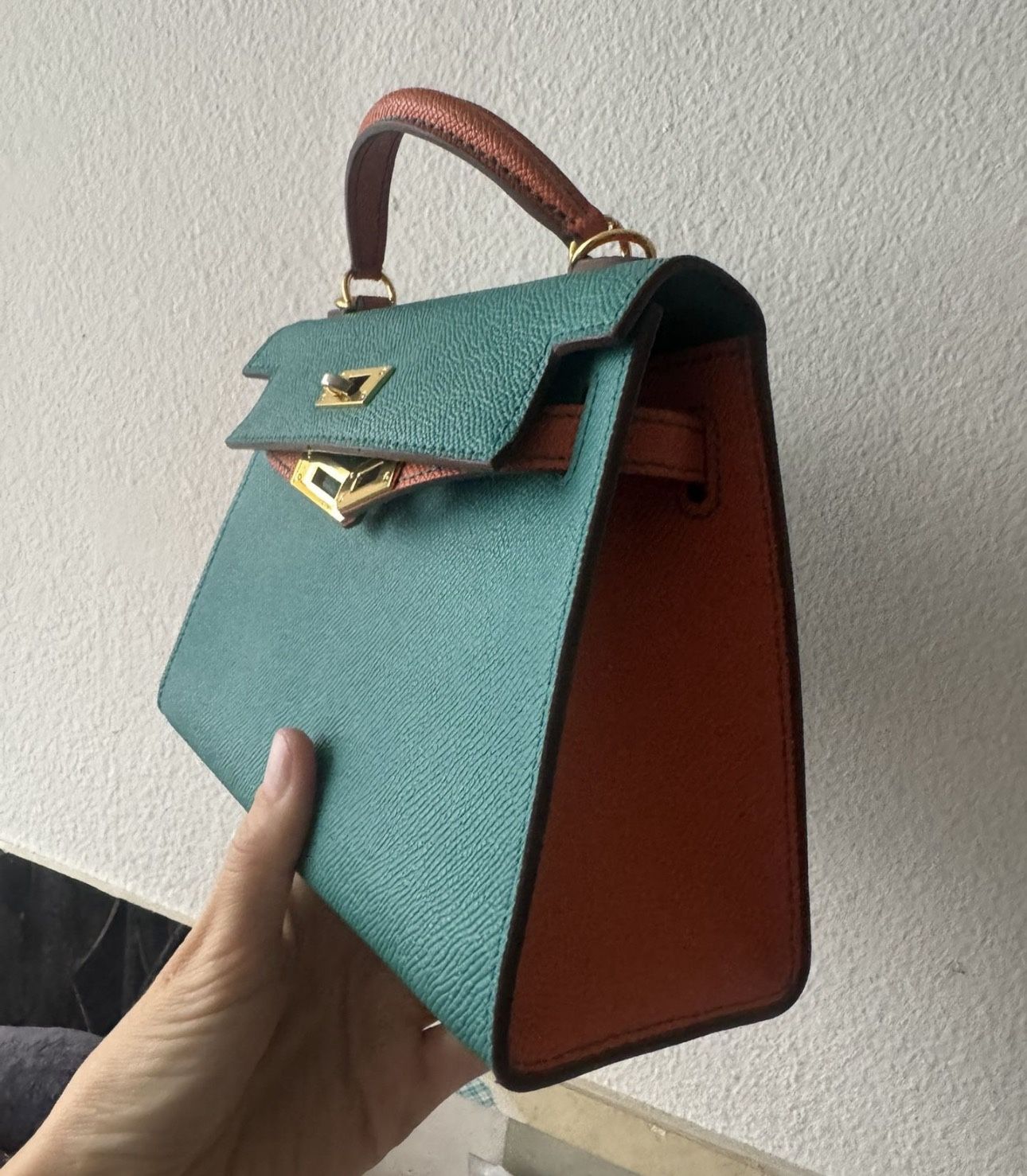 Bag Blue Hermes Kelli