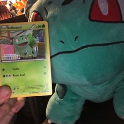Build A Bear Pokémon Plushie And Build A Bear Exclusive Card