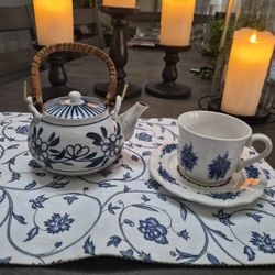 Japanese style ceramic teapot