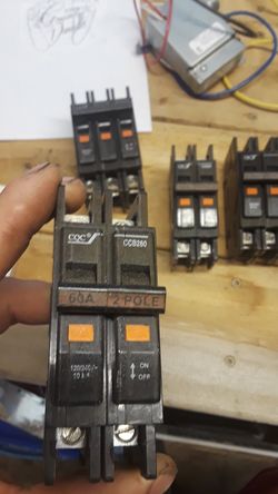 60 amp 2 pole breaker