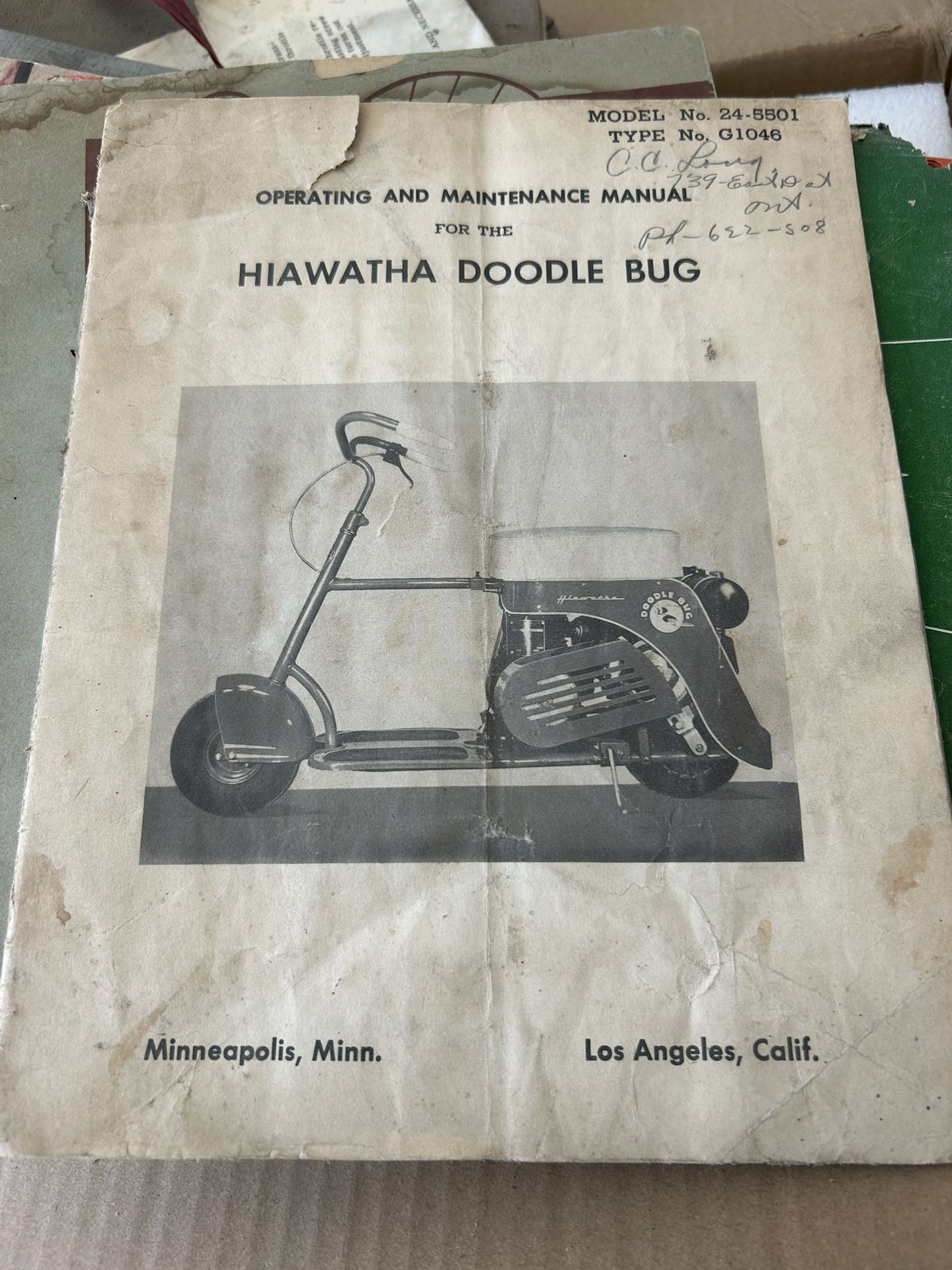 Wiawatha Doodle Bug Manual