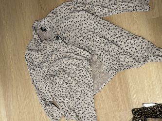 Leopard Button Sweater
